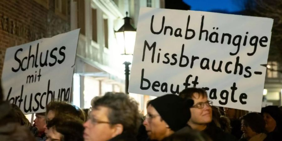 Proteste wegen des Missbrauchsskandals