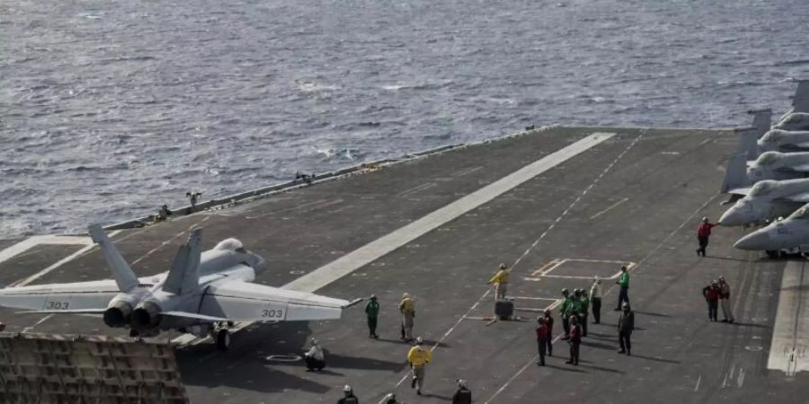 Der Flugzeugträger «USS Abraham Lincoln» ist in Richtung Iran verlegt worden. Foto: MC3 Garrett LaBarge/US Navy