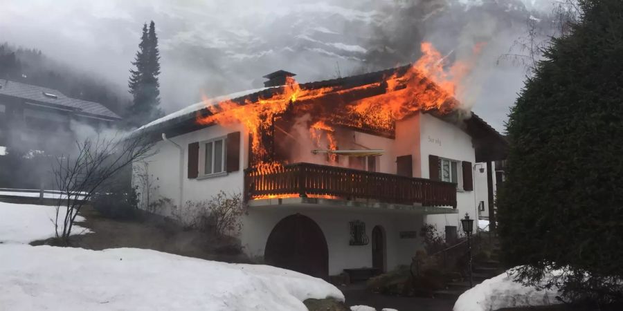 Flims Brand Ferienhaus