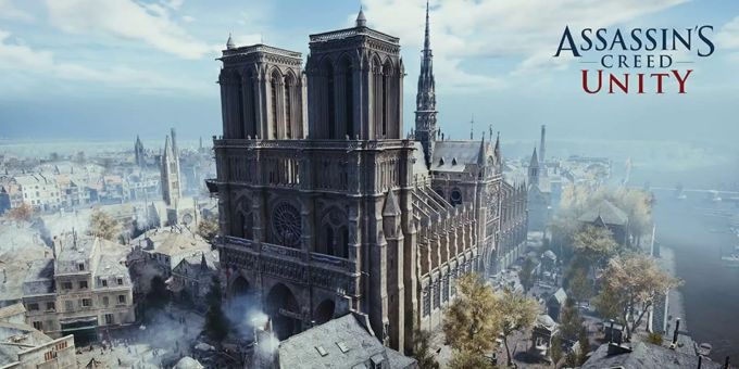 So sieht Notre-Dame de Paris in Ubisoft's Assassin's Creed Unity aus. Notre Dame Ubisoft Assassin's Creed