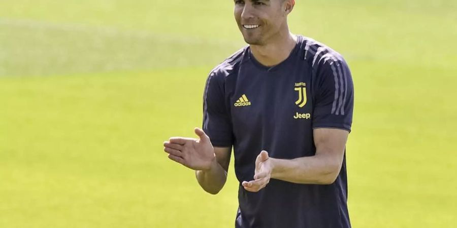 Fit für das Spiel gegen Ajax: Juve-Superstar Cristiano Ronaldo. Foto: Lapresse/Nicolò Campo.Lapre/Lapresse via ZUMA Press