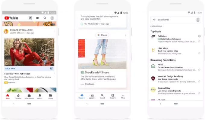 Die Discovery Ads von Google im Einsatz. Google Werbung Discovery Ads