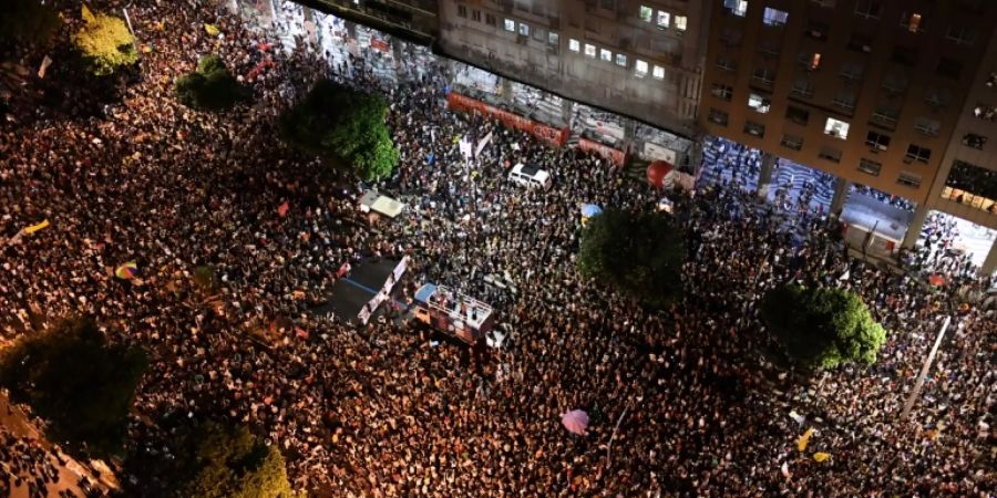 Massenproteste in Rio de Janeiro