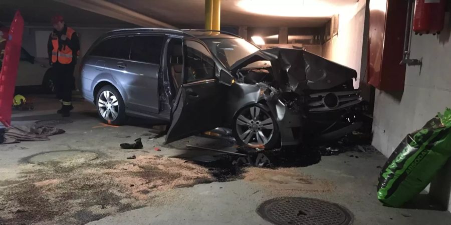 Das Unfallfahrzeug