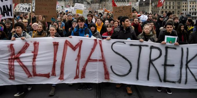Kein Klimastreik im Mai: Wegen des Coronavirus muss im Moment auf Streiks verzichtet werden. Klimastreik