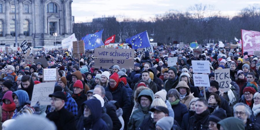 AfD Demonstrationen Deutschland Rechts