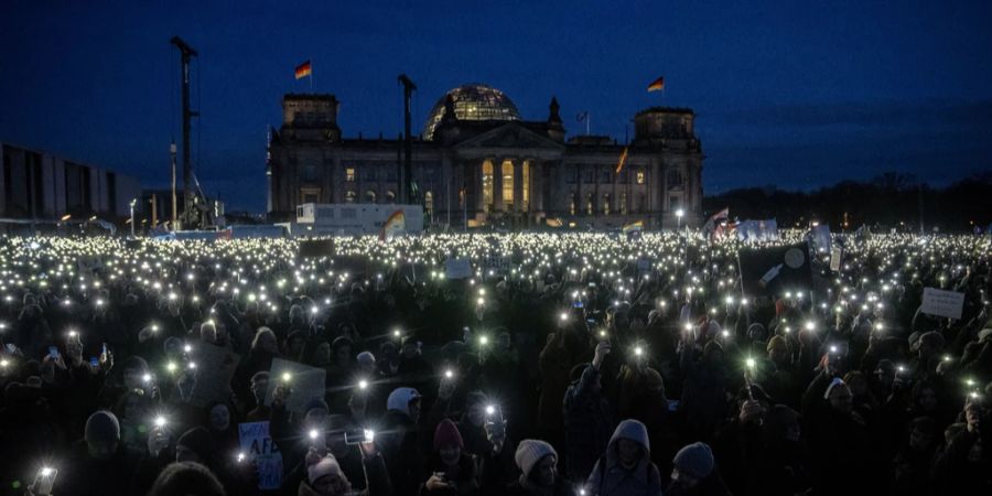 Protest AfD Rechtsexremismus