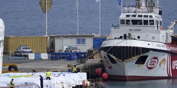 Rettungsmission - Schiff mit Hilfe für Gaza fertig zum Auslaufen