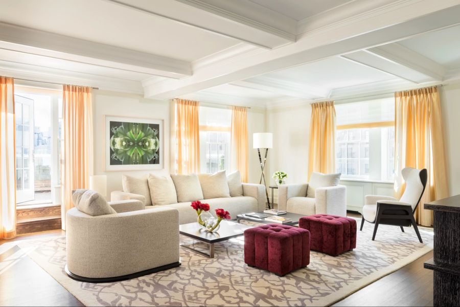 Die Penthouse-Suite im Mark Hotel in Manhattan ist die wohl weltweit grösste Suite.