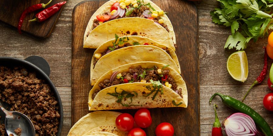 Tacos – aus der mexikanischen Küche sind sie kaum wegzudenken.