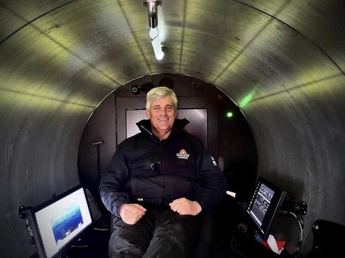«Oceangate»-CEO Stockton Rush von «Travel Weekly» Ende Mai aufgenommen. Oceangate Titan Titanic