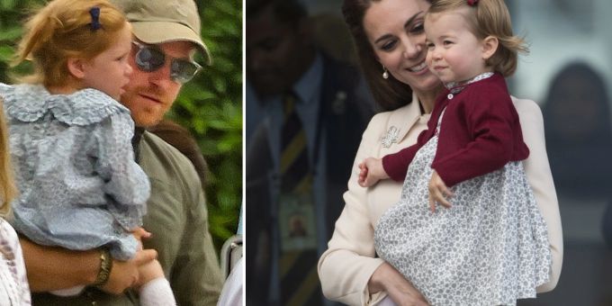 Gleiches Kleid - Lilibet ist Mini-Doppelgängerin von Cousine Charlotte