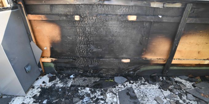 St.Gallen: Brand auf Dachterrasse Brand auf Dachterrasse