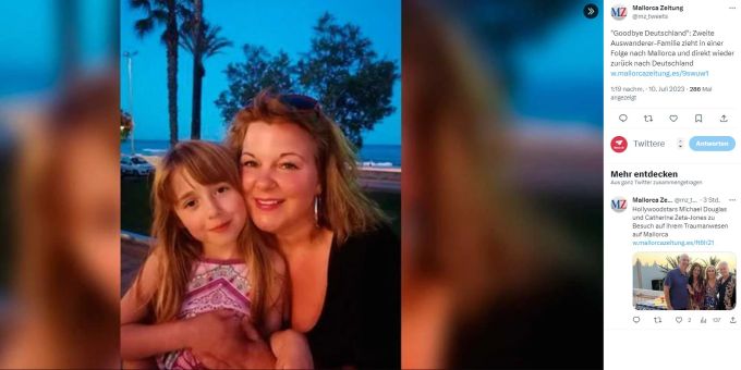 Mutter Maren Fischer mit ihrer Tochter Kate. Goodbye Deutschland Auswanderer Fischer