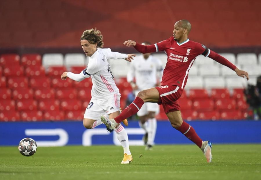 Fabinho und Luka Modric.