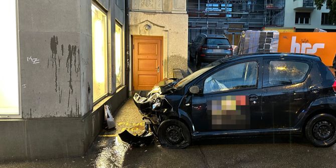 Unfall infolge Ausweichmanöver