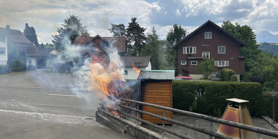 Teufen AR Brand