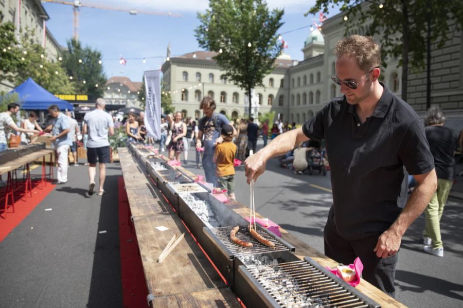 In Bern findet stattdessen auf dem Bundesplatz eine grosse Grillparty statt. (Archiv)