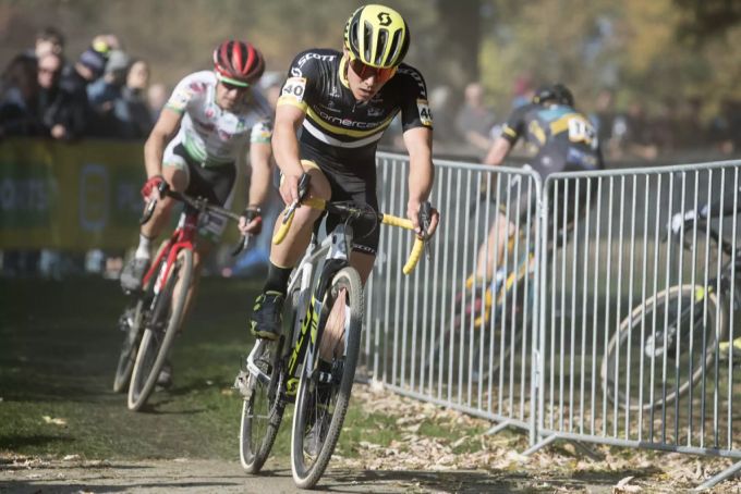 Der amtierende Schweizer Meister Timon Rüegg am letztjährigen Radquer-Weltcup im «Weyerli». Radquer-Weltcup