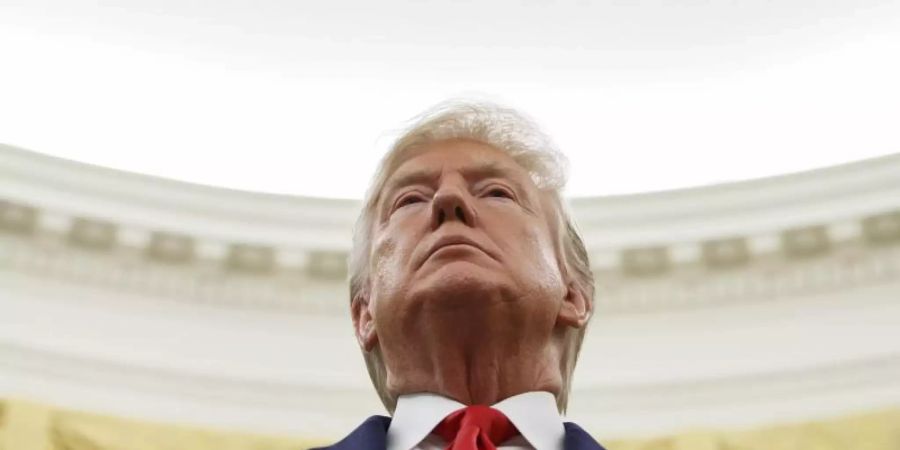 Donald Trump im Oval Office. Foto: Alex Brandon/AP/dpa