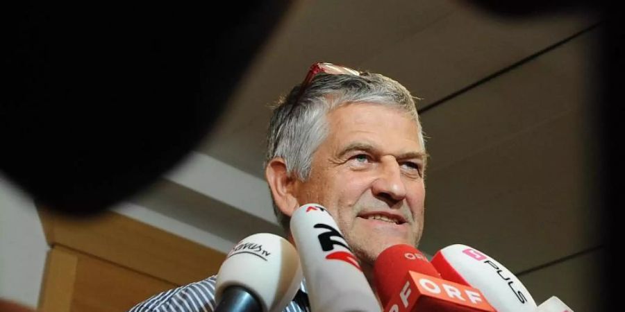 Sieht sich erneut Dopinganschuldigungen ausgesetzt: Walter Mayer. Foto: Herbert Pfarrhofer/epa apa/dpa
