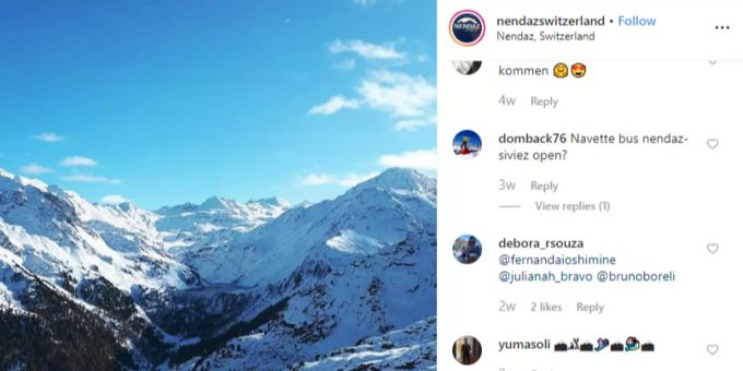 So viel Schnee liegt schon in Nendaz VS. Nendaz VS.