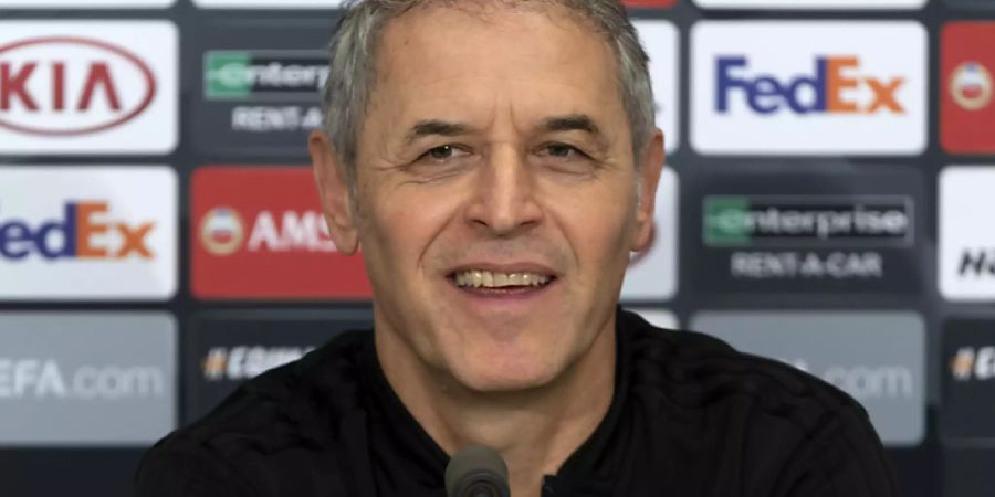 Basels Trainer Marcel Koller sieht vor dem Europa-League-Spiel gegen Getafe keine Baisse seines Teams