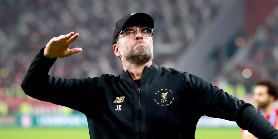 Jürgen Klopp erhält die Auszeichnung bereits zum zweiten Mal. Foto: Adam Davy/PA Wire/dpa