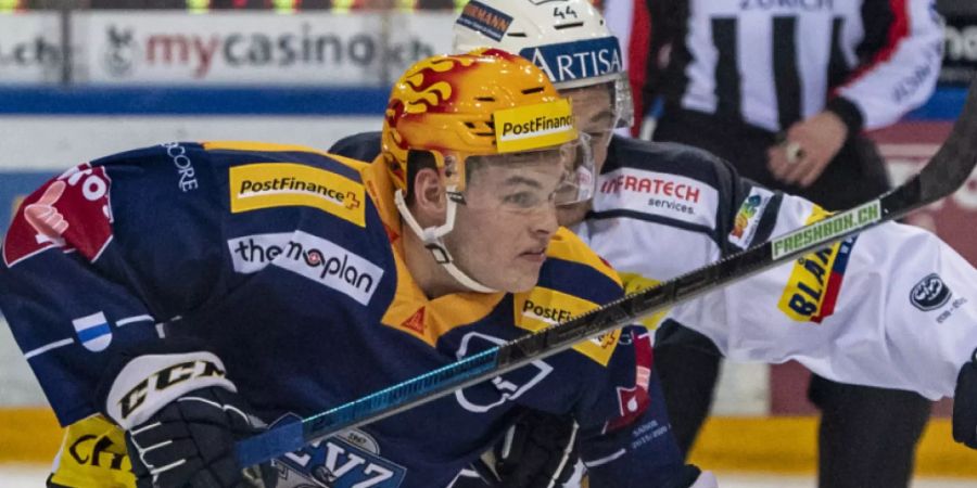 Gregory Hofmann kam beim 5:1 gegen Ambri bereits zu seinen Saisontoren Nummern 8 und 9