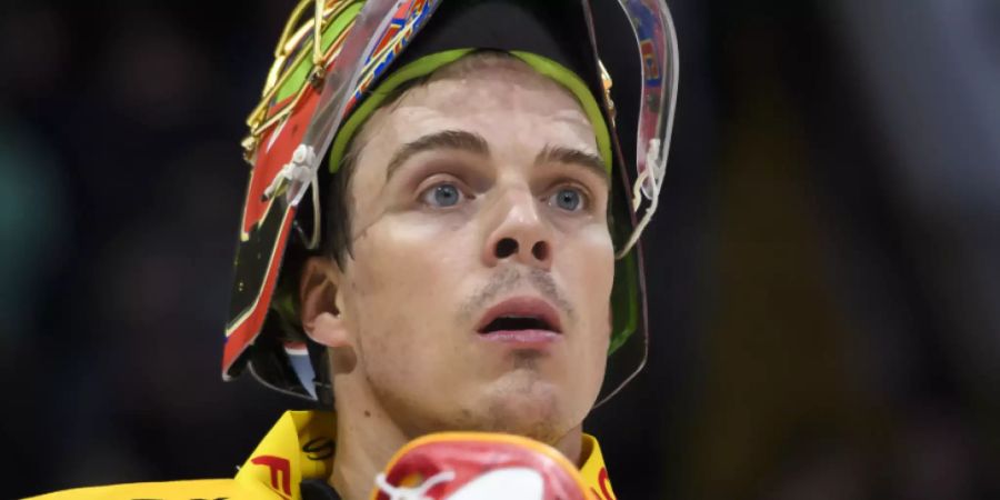 Biels Goalie Jonas Hiller überzeugt in seiner letzten Saison mit starken Leistungen