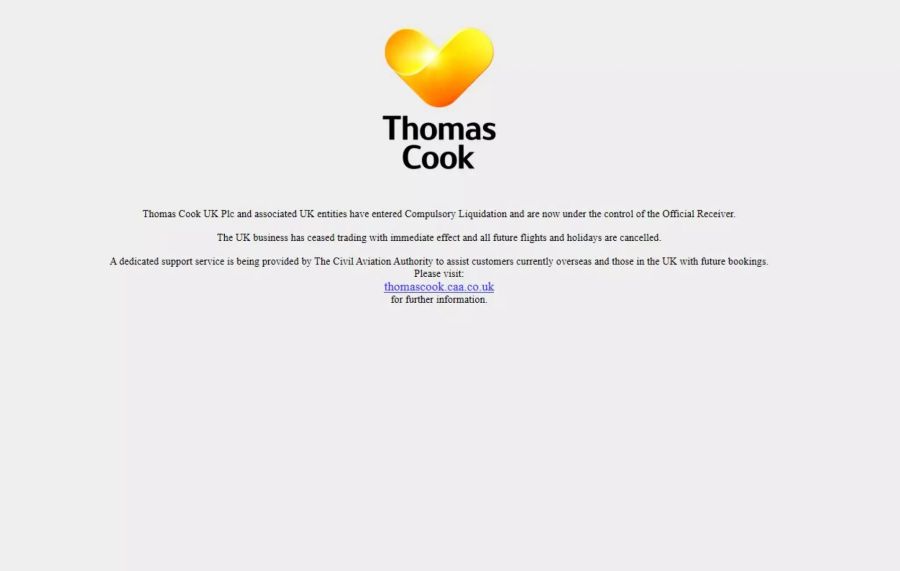 Insolvenz Thomas Cook