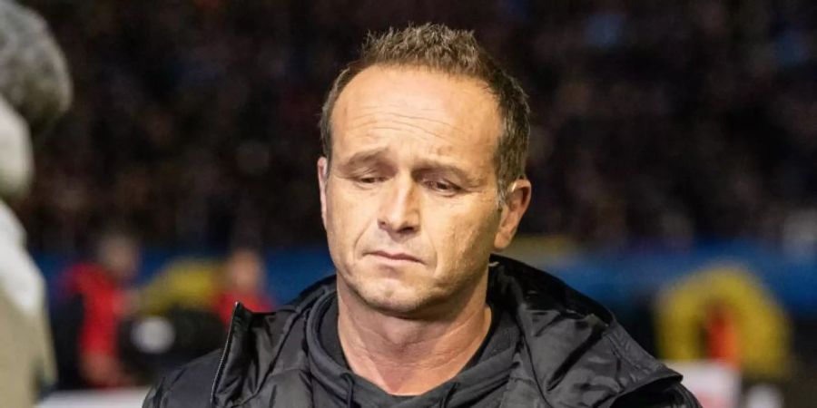 Wurde trotz der Tabellenführung des FC Saarbrücken beurlaubt: Trainer Dirk Lottner. Foto: Oliver Dietze/dpa