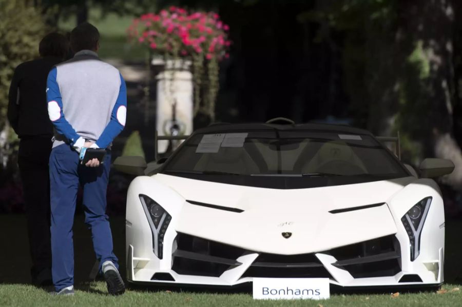 Auch dieser Lamborghini Veneno Roadster wurde verkauft.