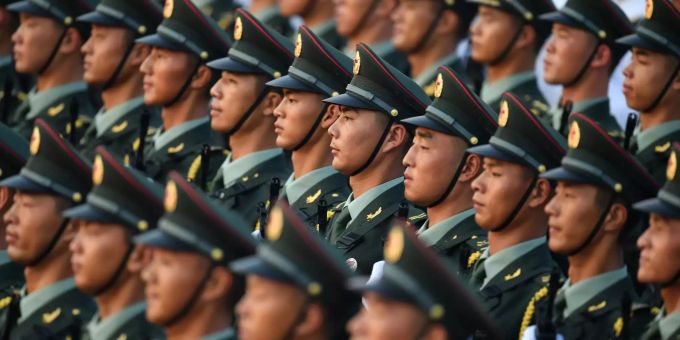 Peking Soldaten China Volksrepublik