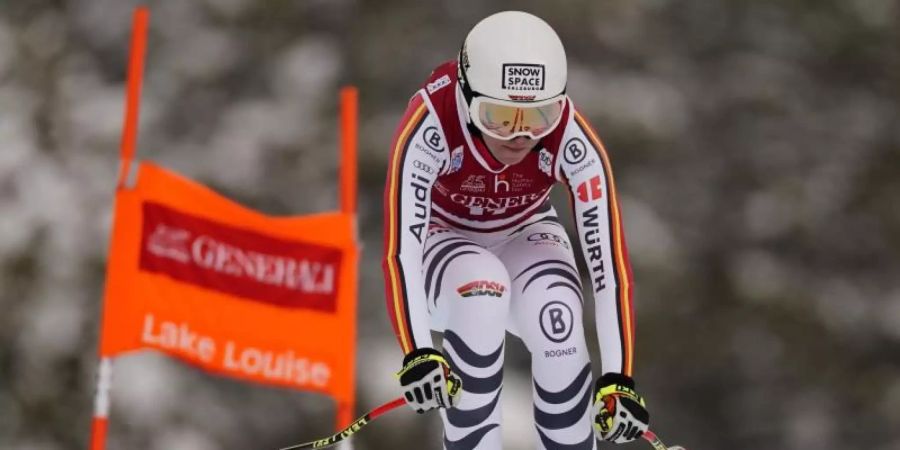 Die deutsche Skirennfahrerin Kira Weidle hat beim Weltcup in Lake Louise den sechsten Platz erreicht. Foto: Frank Gunn/The Canadian Press/AP