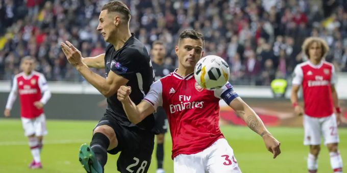 Granit Xhaka bleibt beim FC Arsenal für die restliche Saison Captain. Granit Xhaka Arsenal Captain