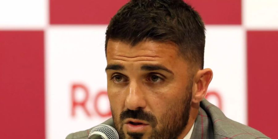 David Villa spricht in Kobe über seinen bevorstehenden Rücktritt