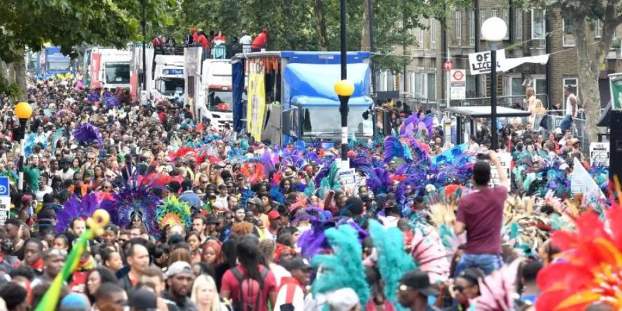 Ob es je wieder so wird? Menschenmassen während des Notting Hill Carnivals 2018. Foto: John Stillwell/PA Wire/dpa