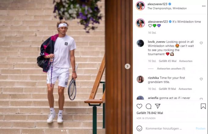 Wimbledon Championships: Alexander Zverev ist bereit