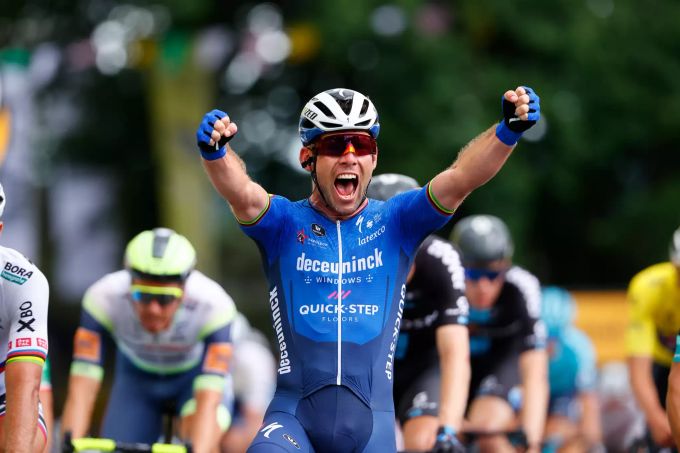 Mark Cavendish holt sich den Sieg in der vierten Etappe der Tour de France. Tour de France