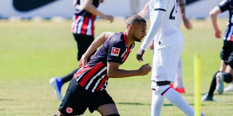 Eintracht-Neuzugang Djibril Sow beim Training. Foto: Uwe Anspach