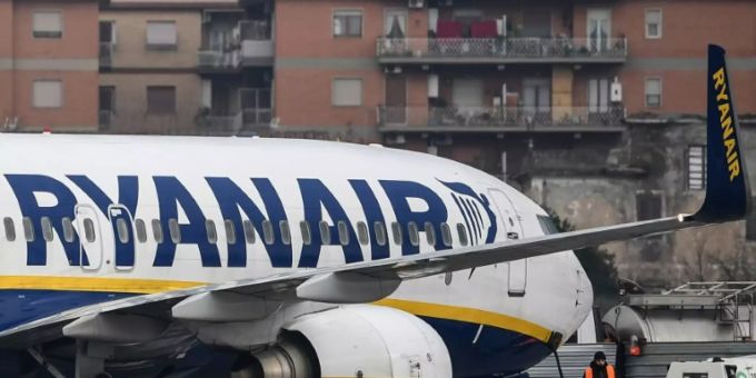 Ryanair-Maschine in Rom Ryanair-Maschine in Rom