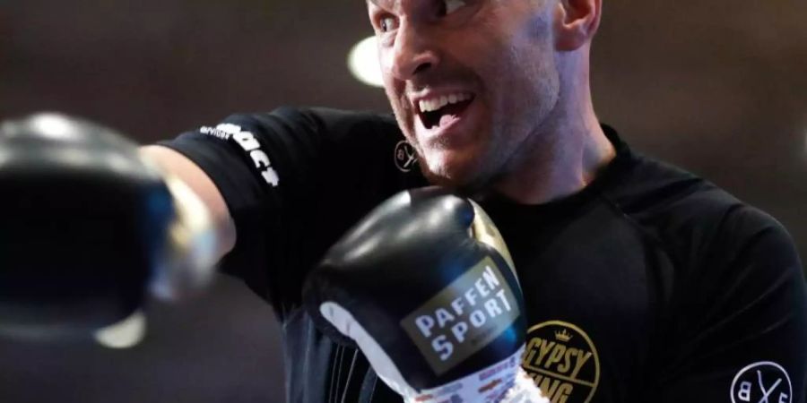 Hält Wladimir Klitschko für zu alt: Schwergewichtsboxer Tyson Fury. Foto: John Locher/AP