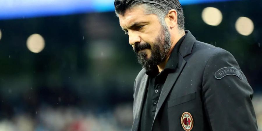 Die AC Milan trennte sich von Trainer Gennaro Gattuso