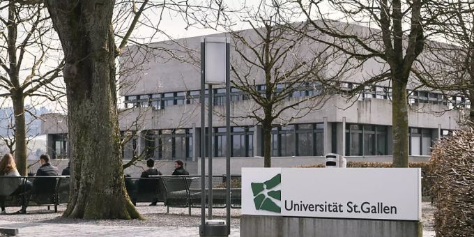 Die Universität St. Gallen (HSG). HSG studierende