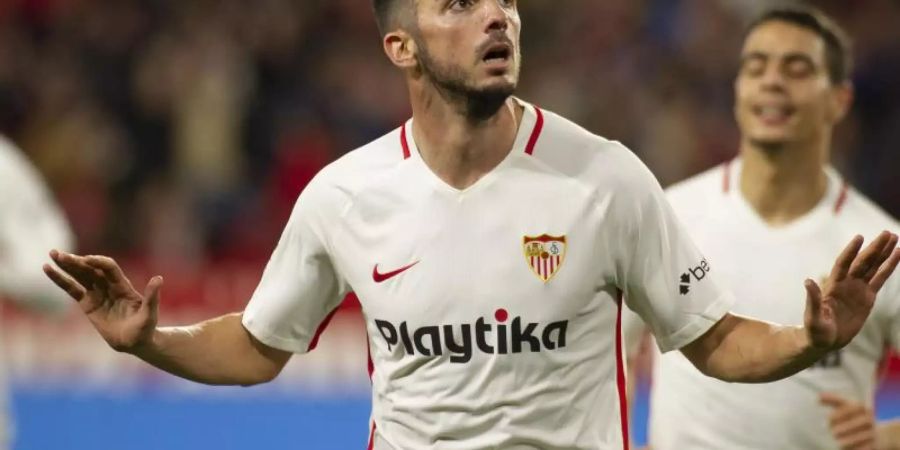 Pablo Sarabia kommt vom FC Sevilla nach Paris. Foto: Miguel Morenatti/AP