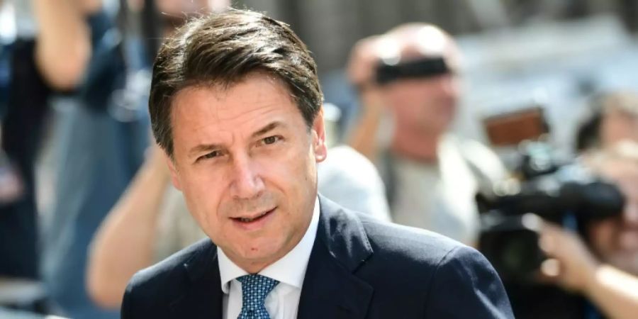 Italiens Regierungschef Giuseppe Conte im Juli