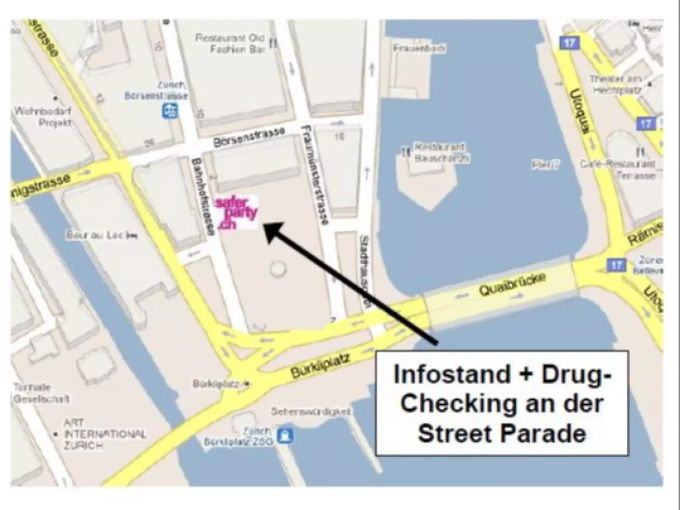 Street Parade Hier können Raver ihre Pillen testen lassen
