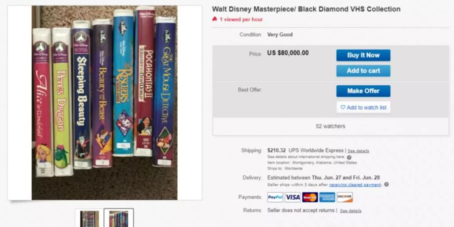 VHS Disney