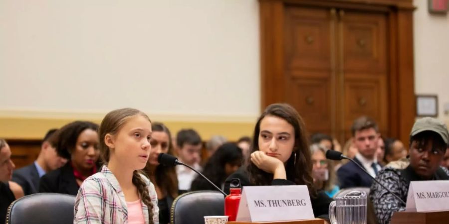 Greta Thunberg vor dem US-Kongress